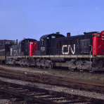 CN 1732 RSC-13 Train 115 Charlottetown PE 1968-05-03